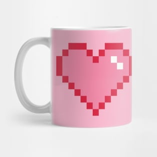 Pixel Heart Love Mug